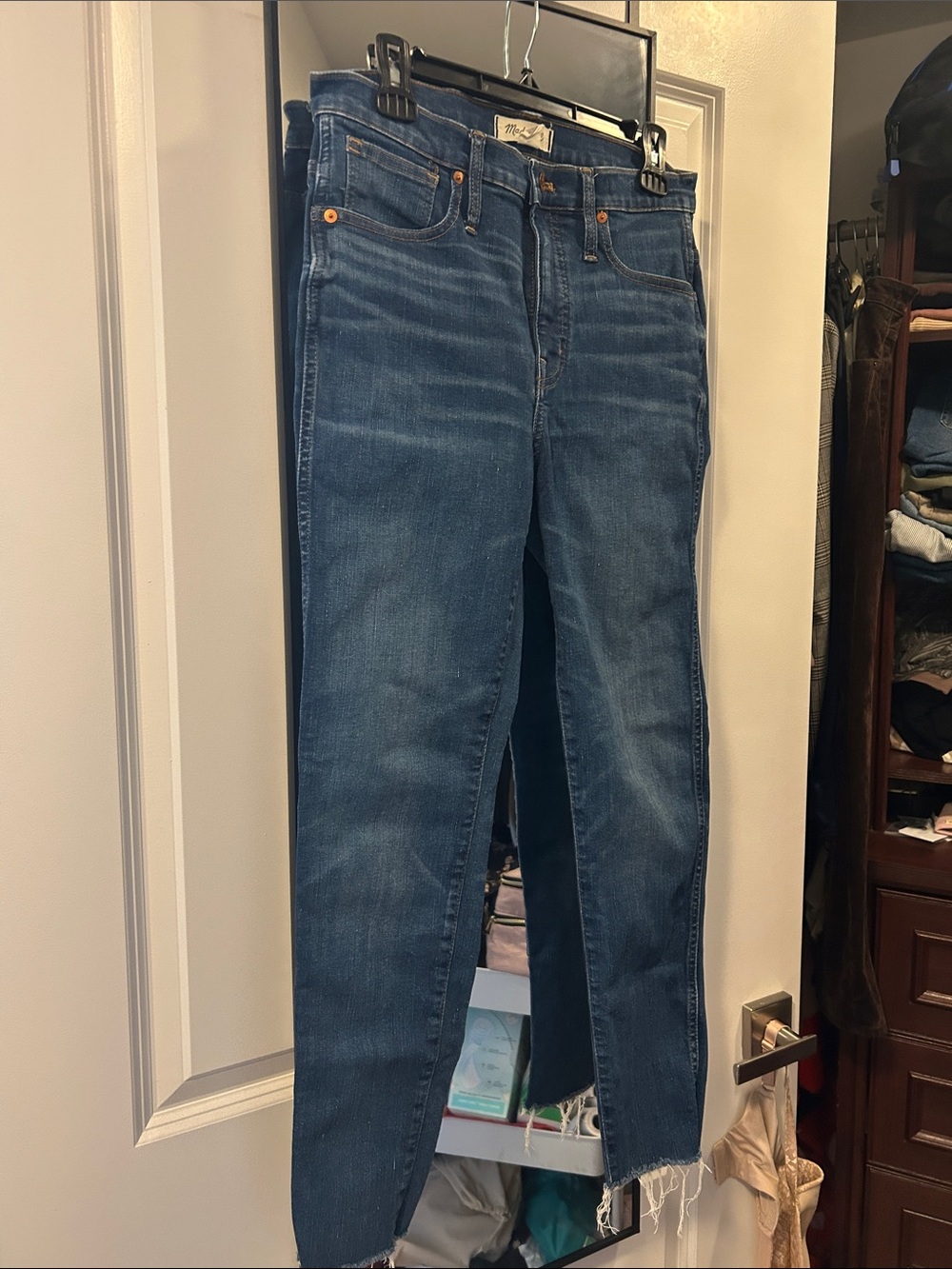 Madewell Skinny Jeans in Medium Blue Wash